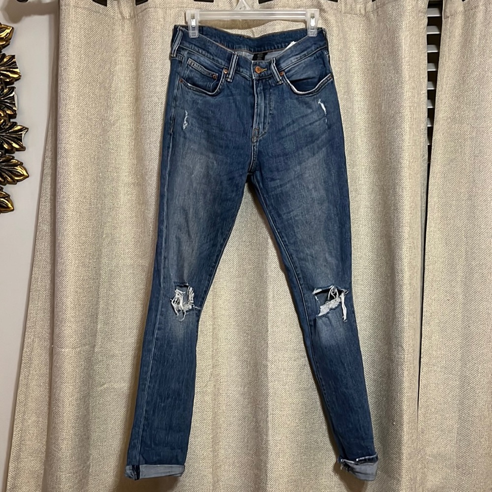 H&M blue jeans w/ holes